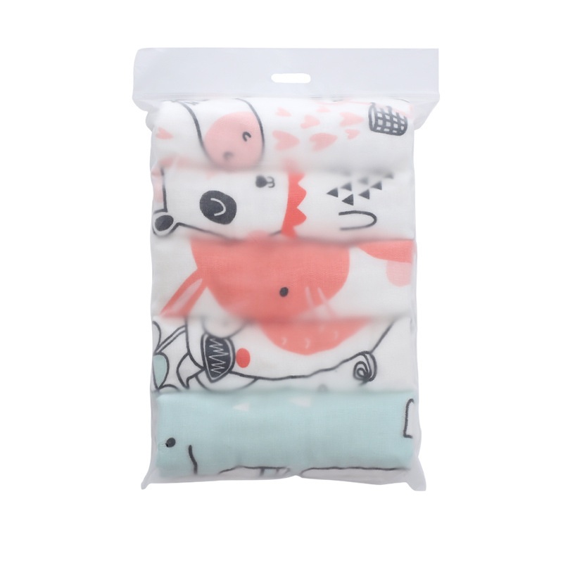 Set 5 khăn xô 6 lớp dày dặn siêu thấm hút