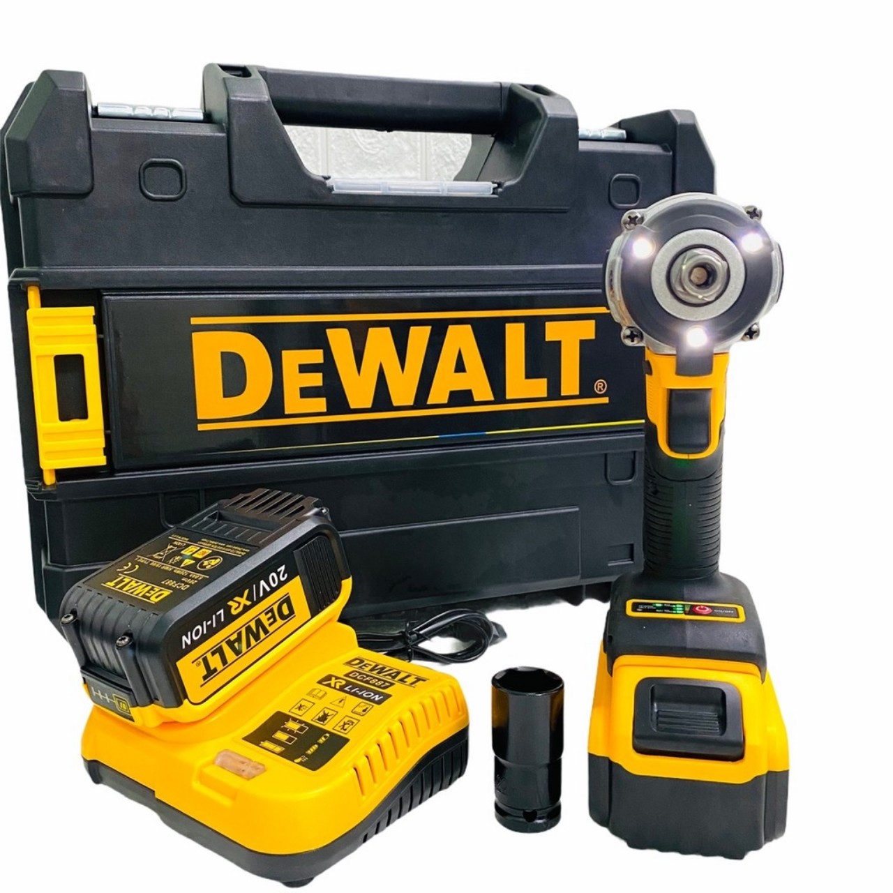 Máy Siết Bulong De.Wat 20v Không Chổi Than