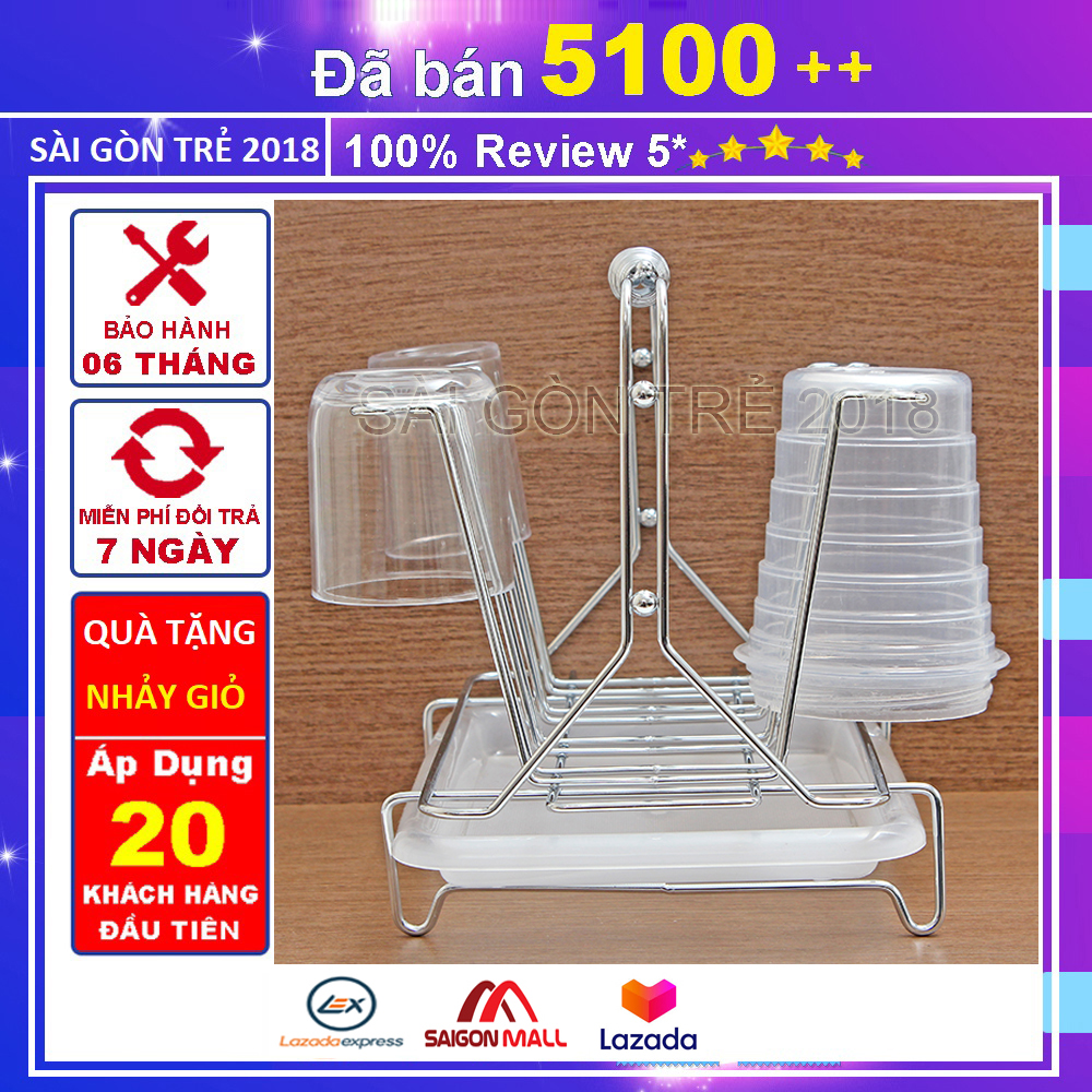 Khay úp ly cốc Inox CAO CẤP