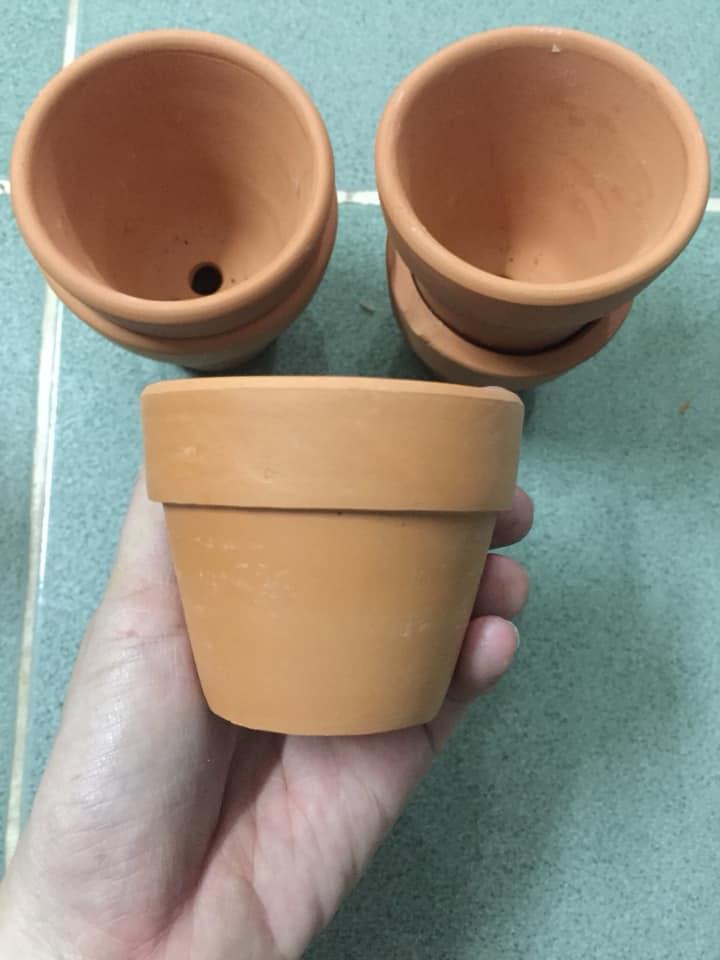 chậu đất nung 5cm