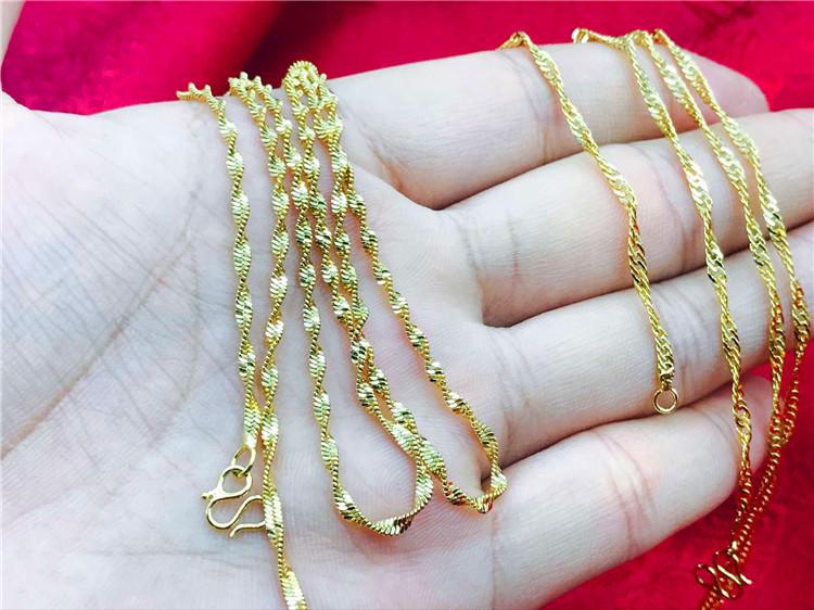 Dây chuyền nữ dạng xoắn cao cấp.