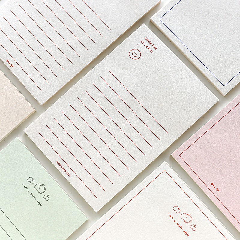 [HCM]Giấy Note Dễ Thương Style Minimal 94mm x 142mm // Hidari