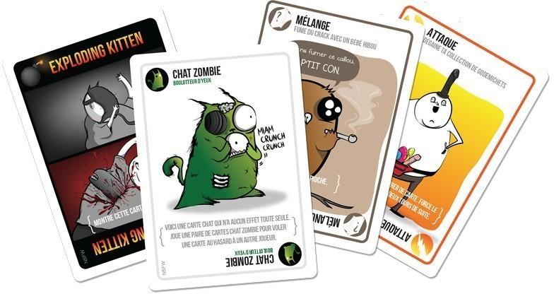 Bài Mèo nổ đen NSFW Deck chất lượng cao
