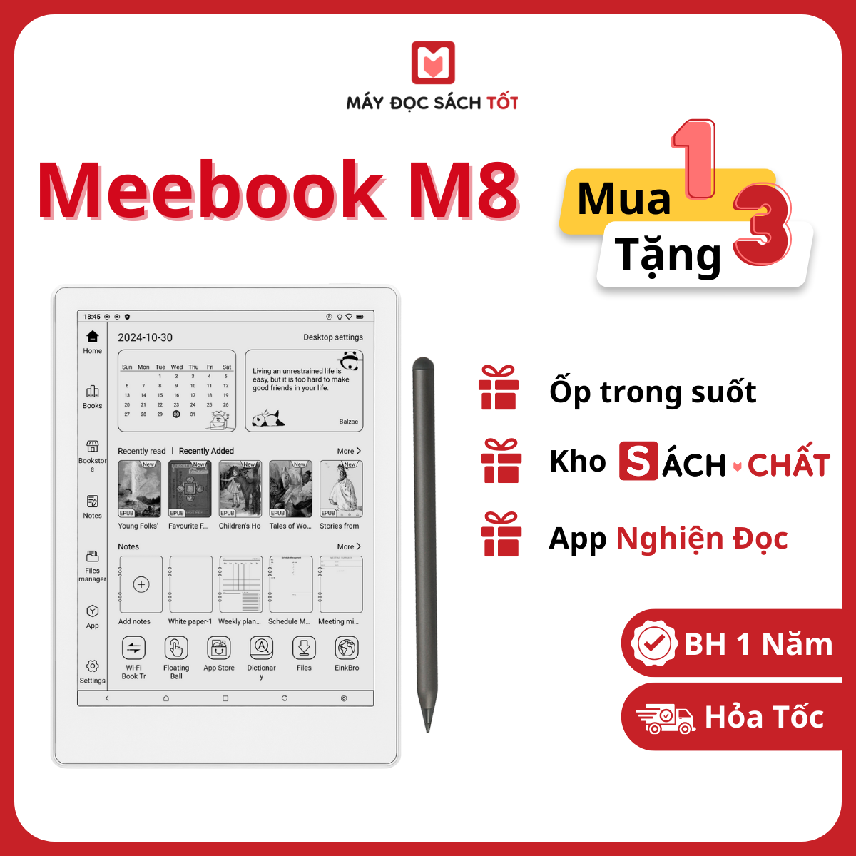 Máy đọc sách Meebook M8