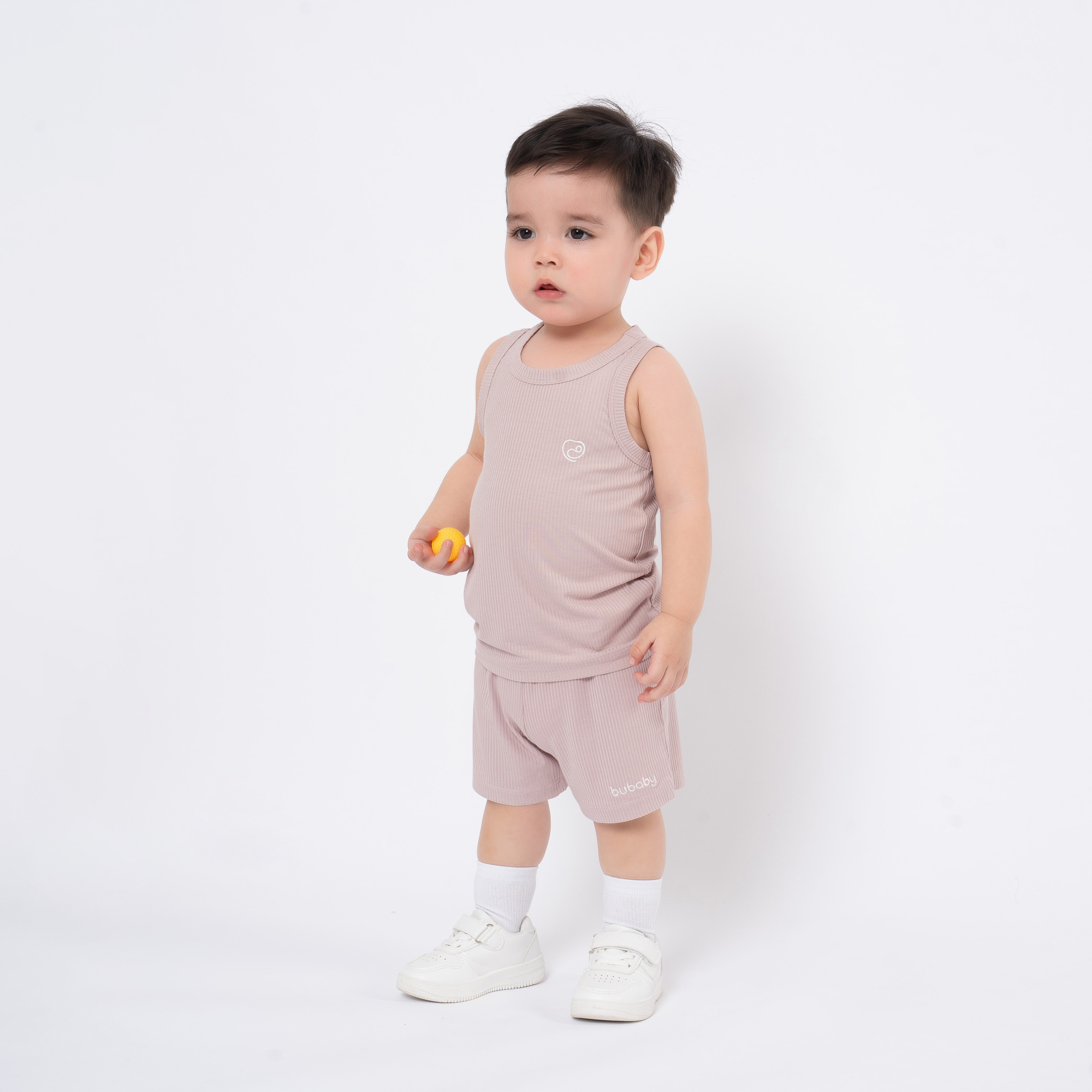 Bộ sát nách cổ tròn - Molist BU Baby