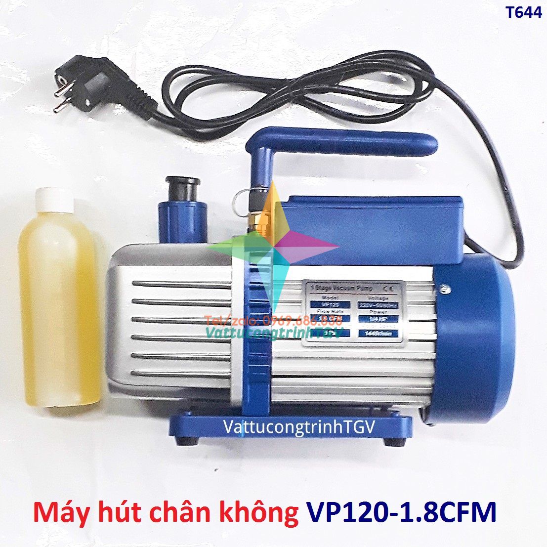 Máy hút chân không Model VP120 công suất 1.8 CFM