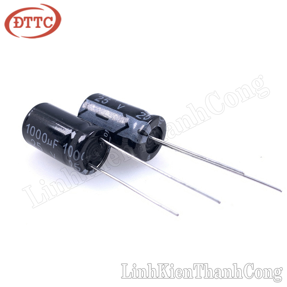 Tụ 1000uF 25V (10x17mm)