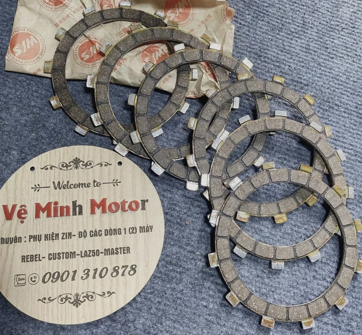 Bố nồi SYM Bonus 125,Husky 150