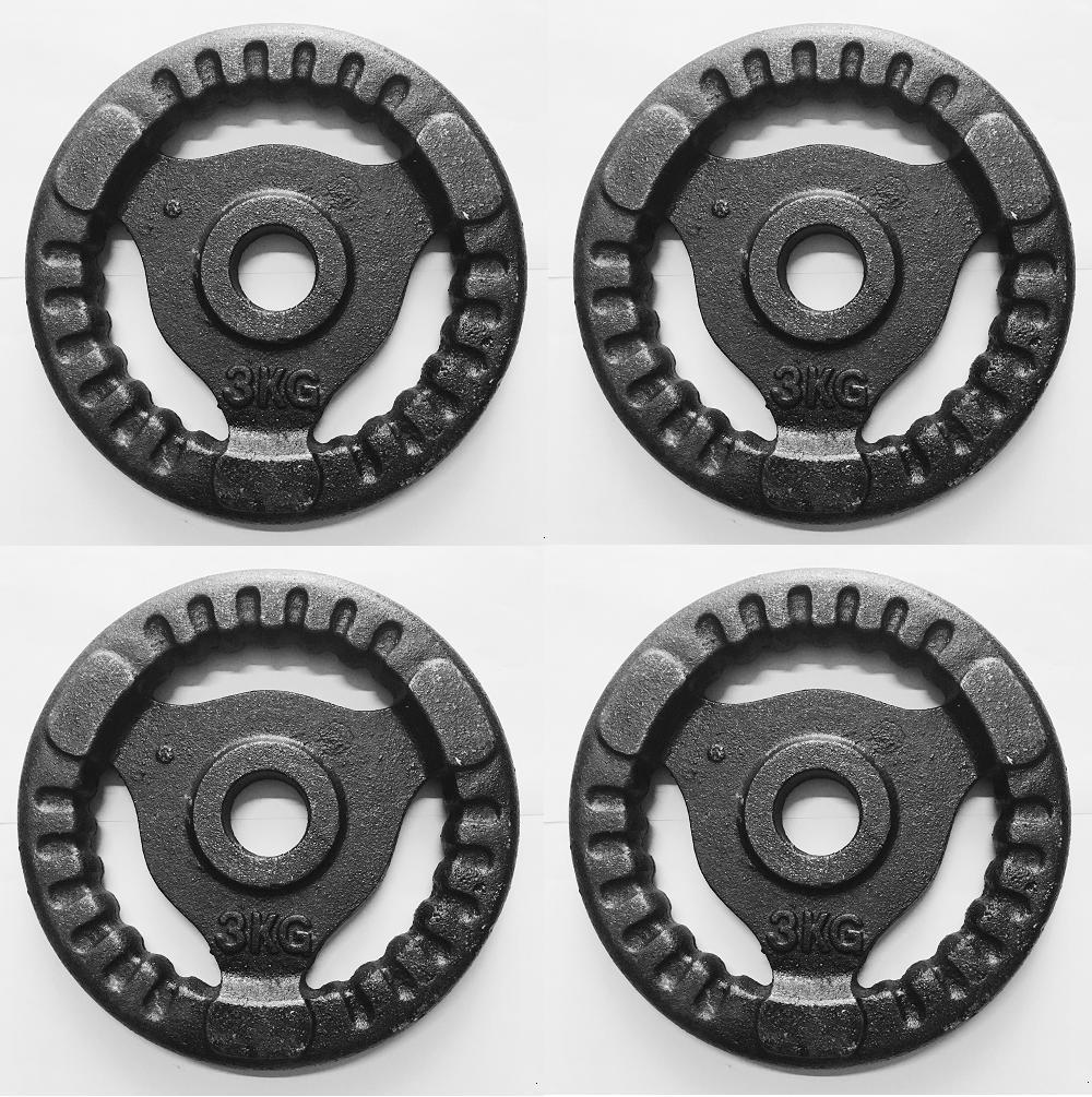 Bộ 4 Miếng Tạ Gang 3kg Binhansport