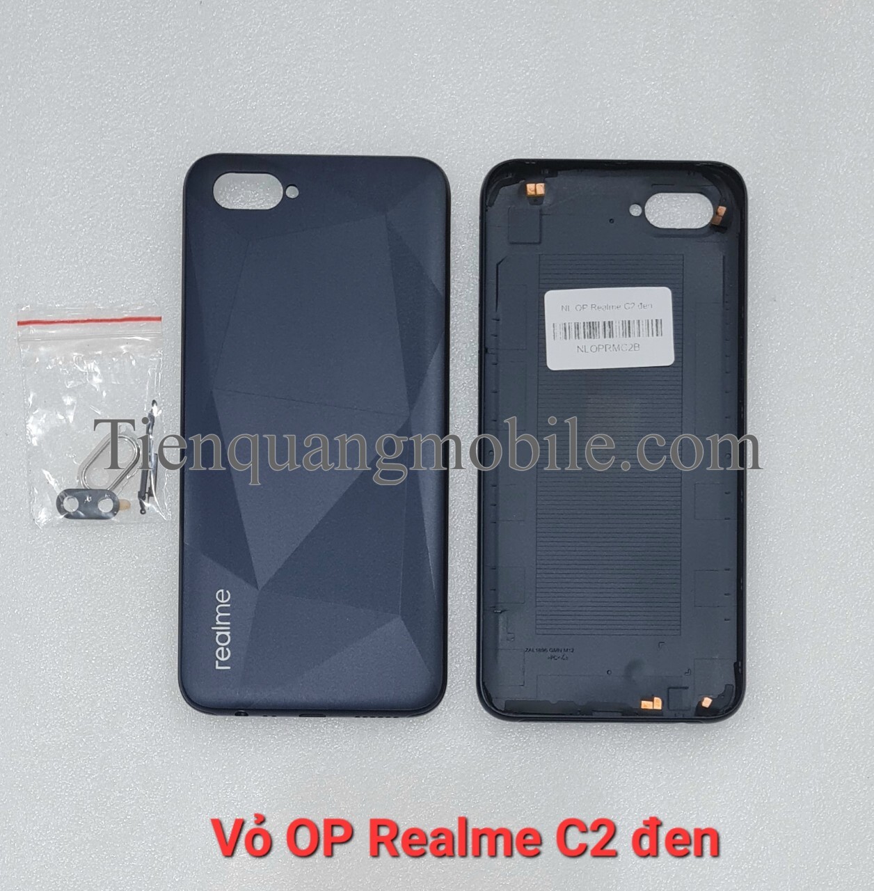 Vỏ Oppo Realme C2 (gồm vỏ, kính cam, nút bấm)