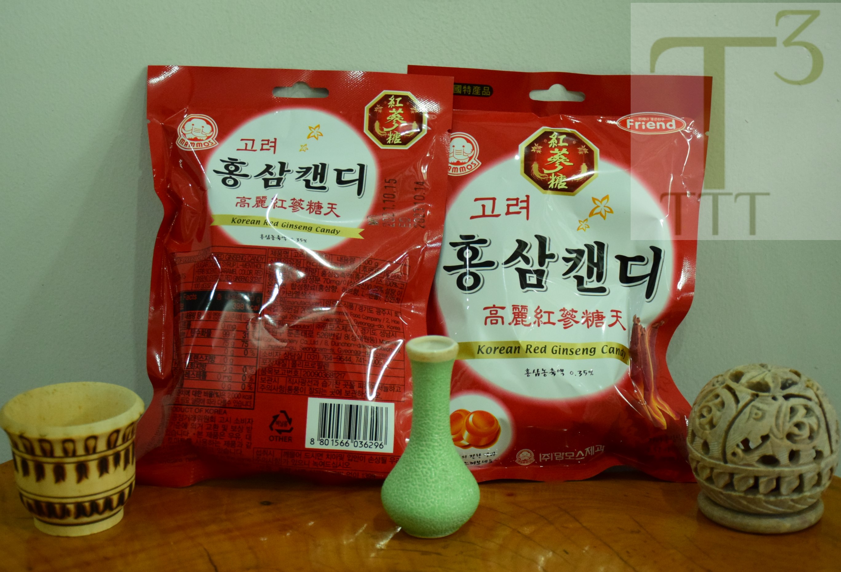 Kẹo hồng sâm, Kẹo Sâm, Kẹo Ginseng Hàn Quốc - HSD 04/2024