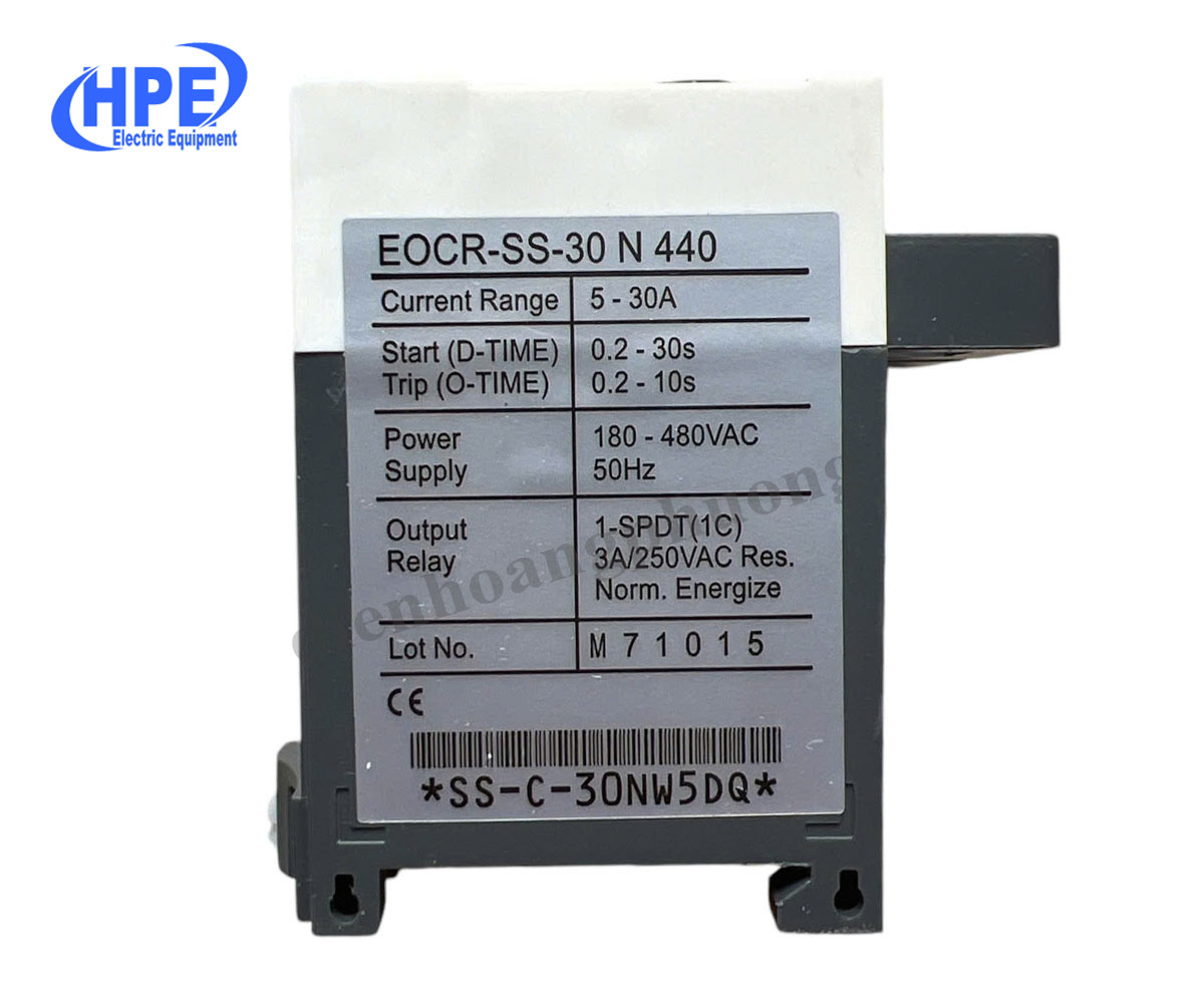 Relay điện tử EOCR-SS