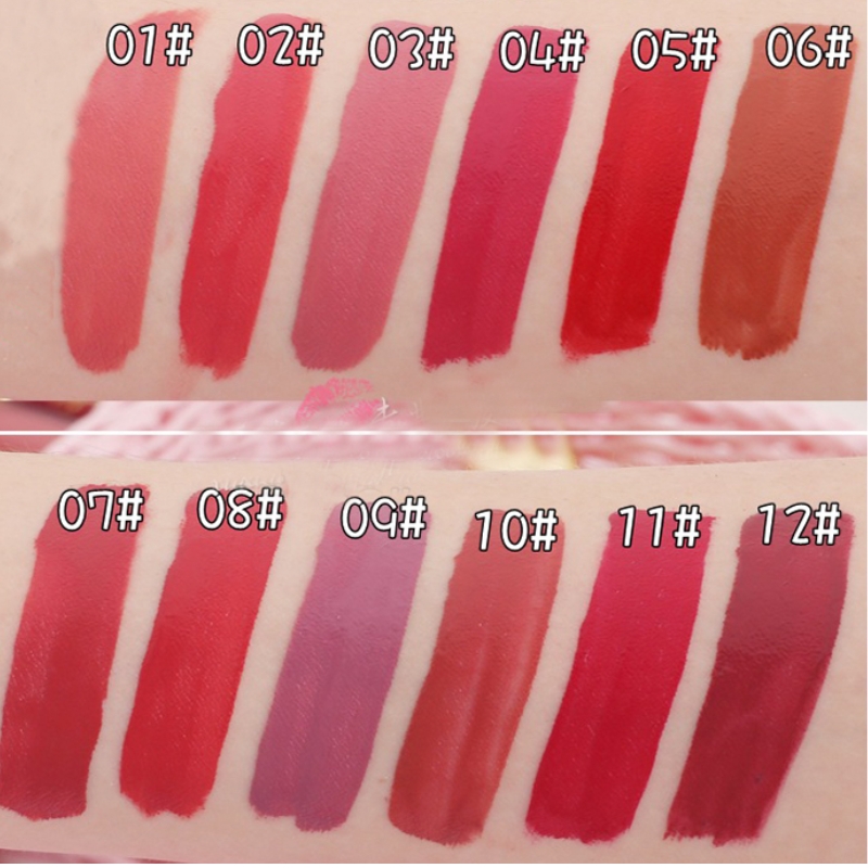 [lameila] Son kem lì Lameila Matte Liquid Lipstick lên môi mềm mịn