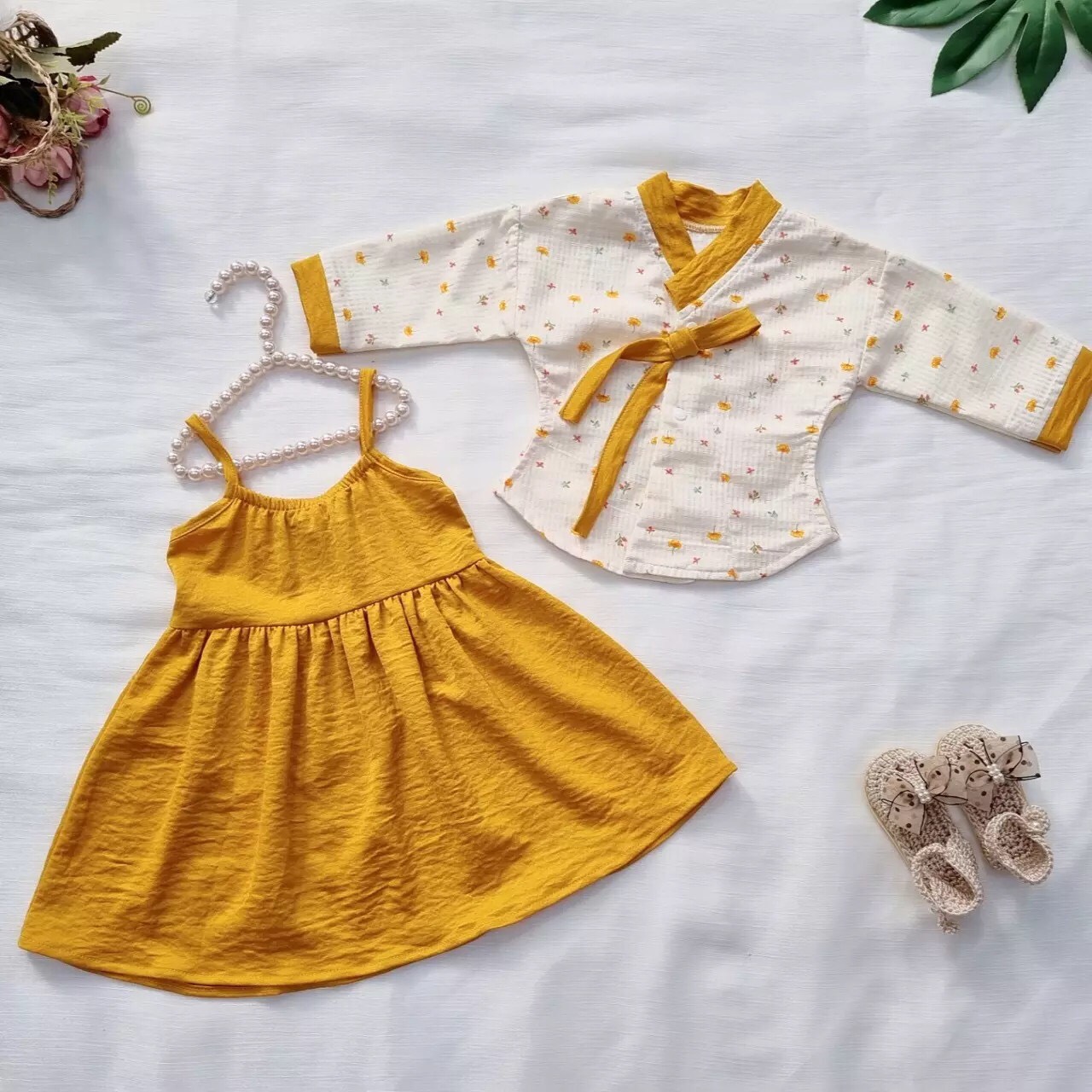 Set áo váy HanBok cho bé