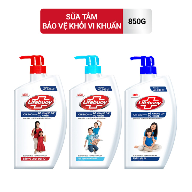 Sữa tắm lifebuoy chai 850g