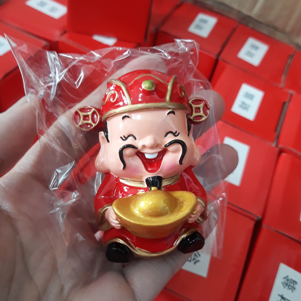 [HCM]Tượng chibi Thần Tài size 6cm chiêu tài - may mắn