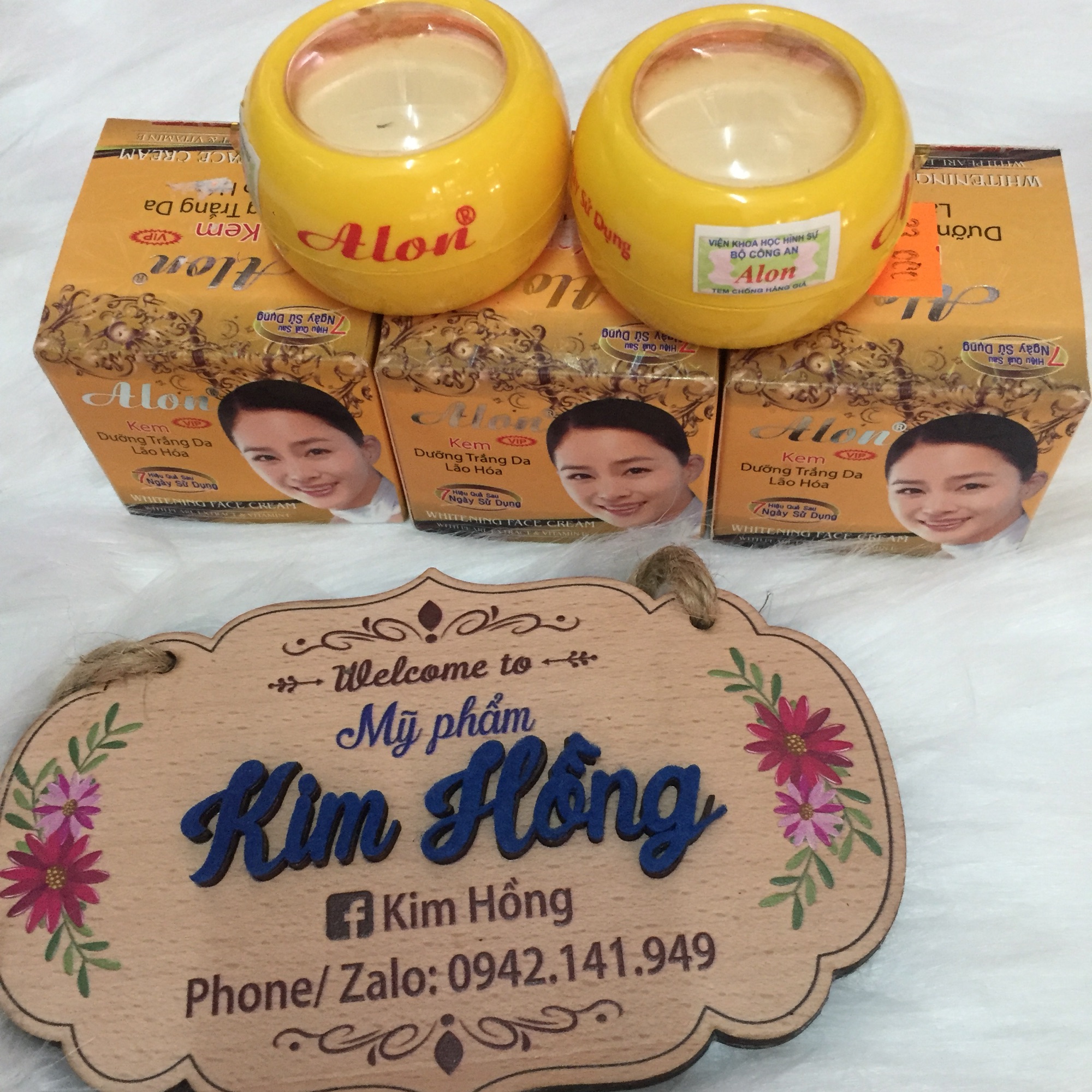 Alon kem dưỡng trắng da lão hoá 5g cty kim minh vn