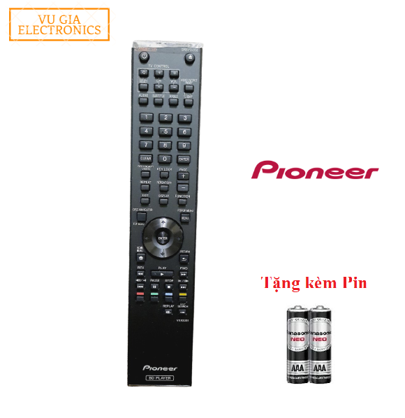 _ Remote điều khiển dàn âm thanh Pioneer- Hàng chính hãng theo máy mới 100% Tặng kèm Pin