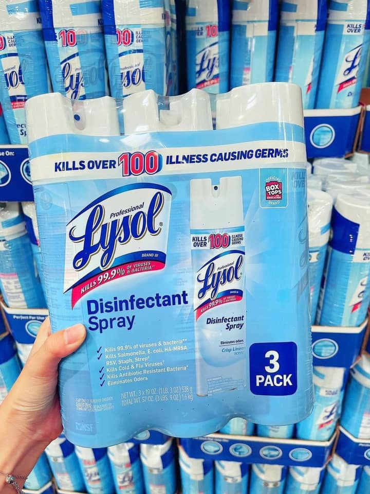 Chai xịt khuẩn & Khử Mùi Lysol Của Mỹ