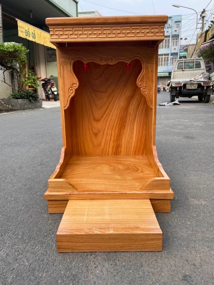 Bàn thờ thần tài ông địa gỗ Gõ Đỏ