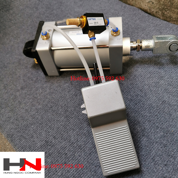 Combo bộ xi lanh và bàn đạp chế máy máy đột dập