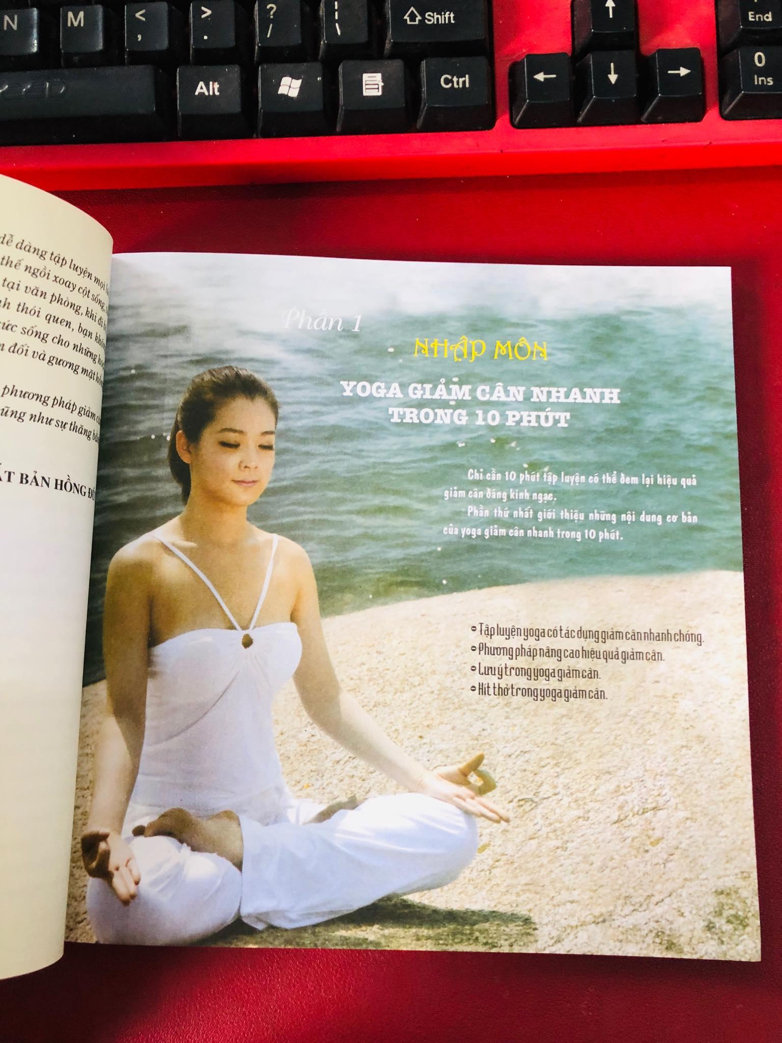 SÁCH - YOGA GIẢM CÂN TRONG 10 PHÚT (TẶNG KÈM ĐĨA DVD)