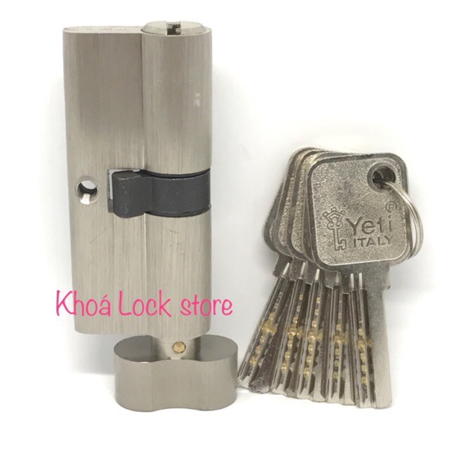 [HCM]Ruột khoá cửa tay gạt YETI chính hãng 1 đầu vặn rộng 32mm