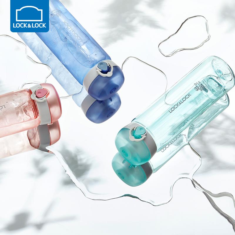 Bình đựng nước 550ml Lock&Lock One Touch Bottle HLC645BLU
