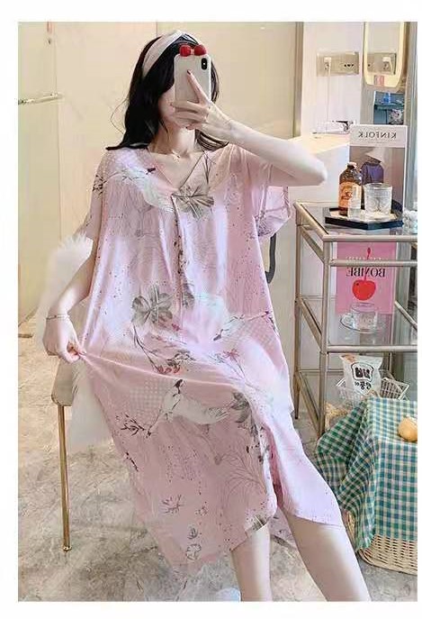 Váy Ngủ Mặc Nhà Lanh Siêu Mát VN68