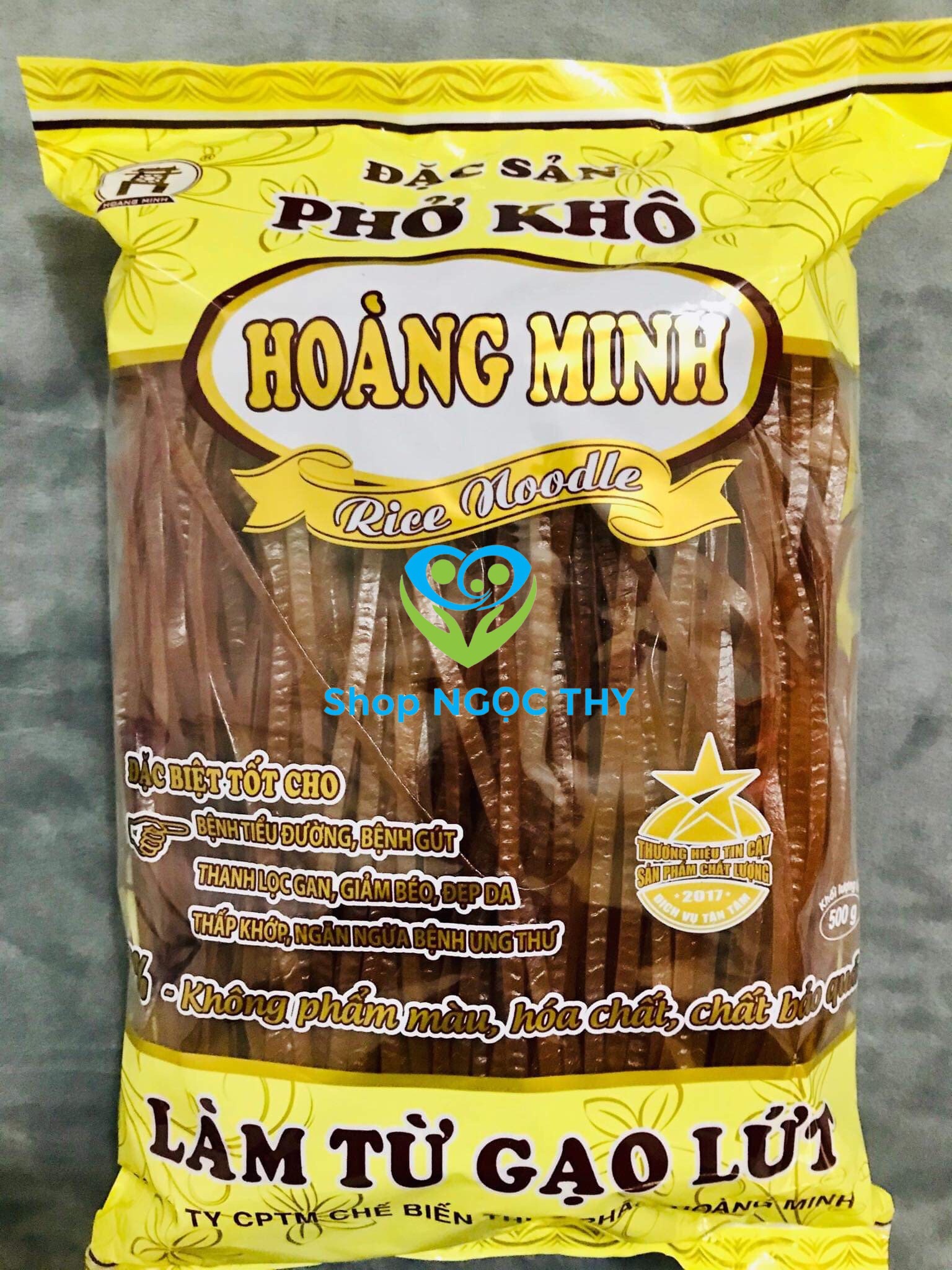 [HCM]Combo 2 gói bún phở gạo lứt Hoàng Minh (500gr/túi)