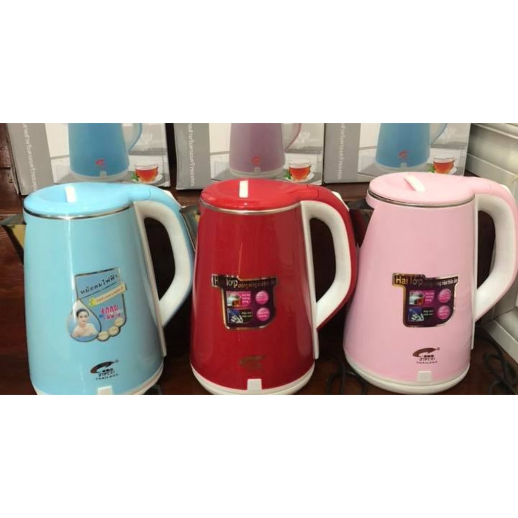 Ấm Siêu Tốc JipLai Thái Lan 2.5L Cao Cấp