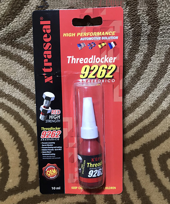 Keo khóa ren, keo chống tháo X'Traseal 9262 Threadlocker 10ml