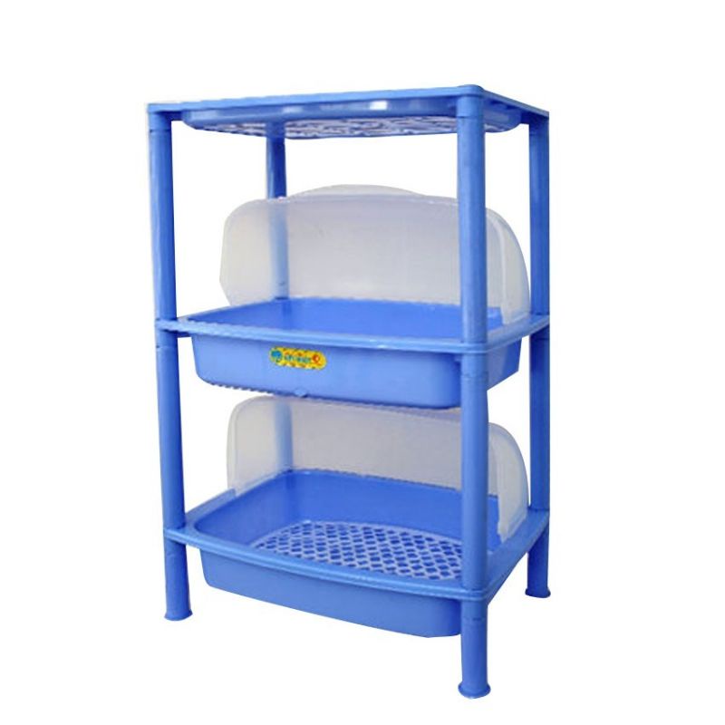 (Ảnh thật) Kệ úp bát đĩa có nắp đậy Việt Nhật đủ size