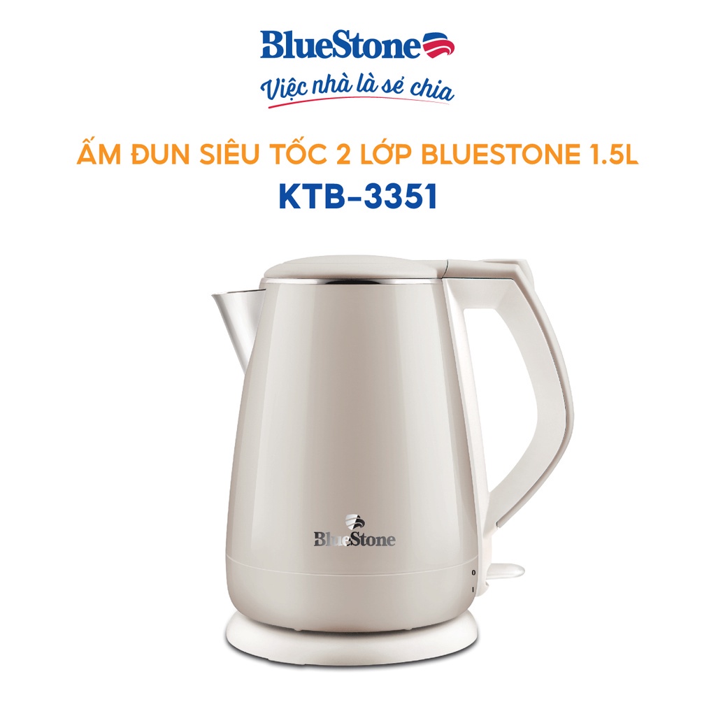 Ấm Đun Siêu Tốc BlueStone KTB-3351 , 1.5 lít - 1800W