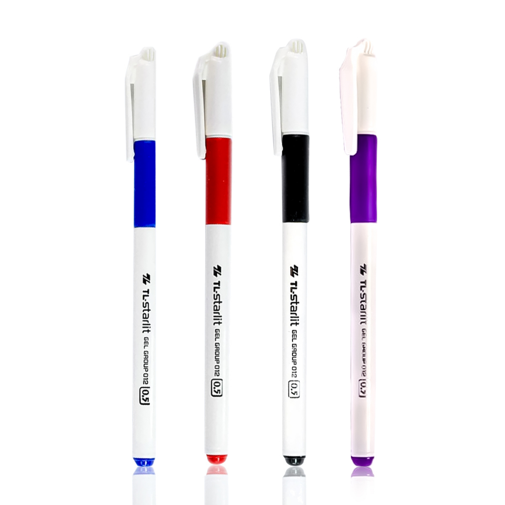 Bút gel thiên long gel-012 ngòi 0.5mm - có đệm cầm tay mềm đầu bi cao cấp