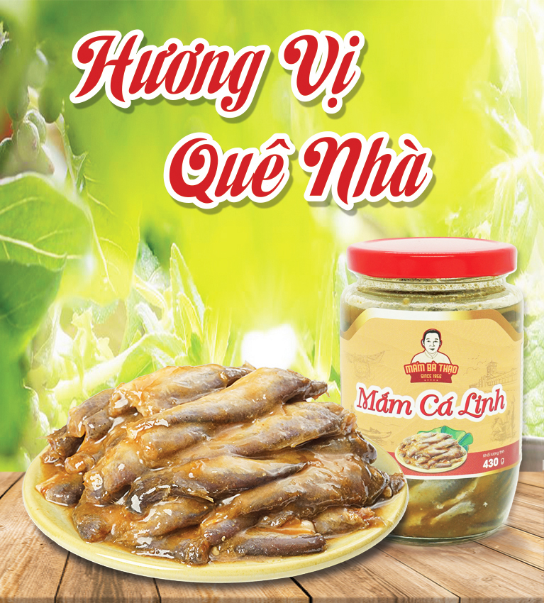 [HCM]MẮM CÁ LINH 430g
