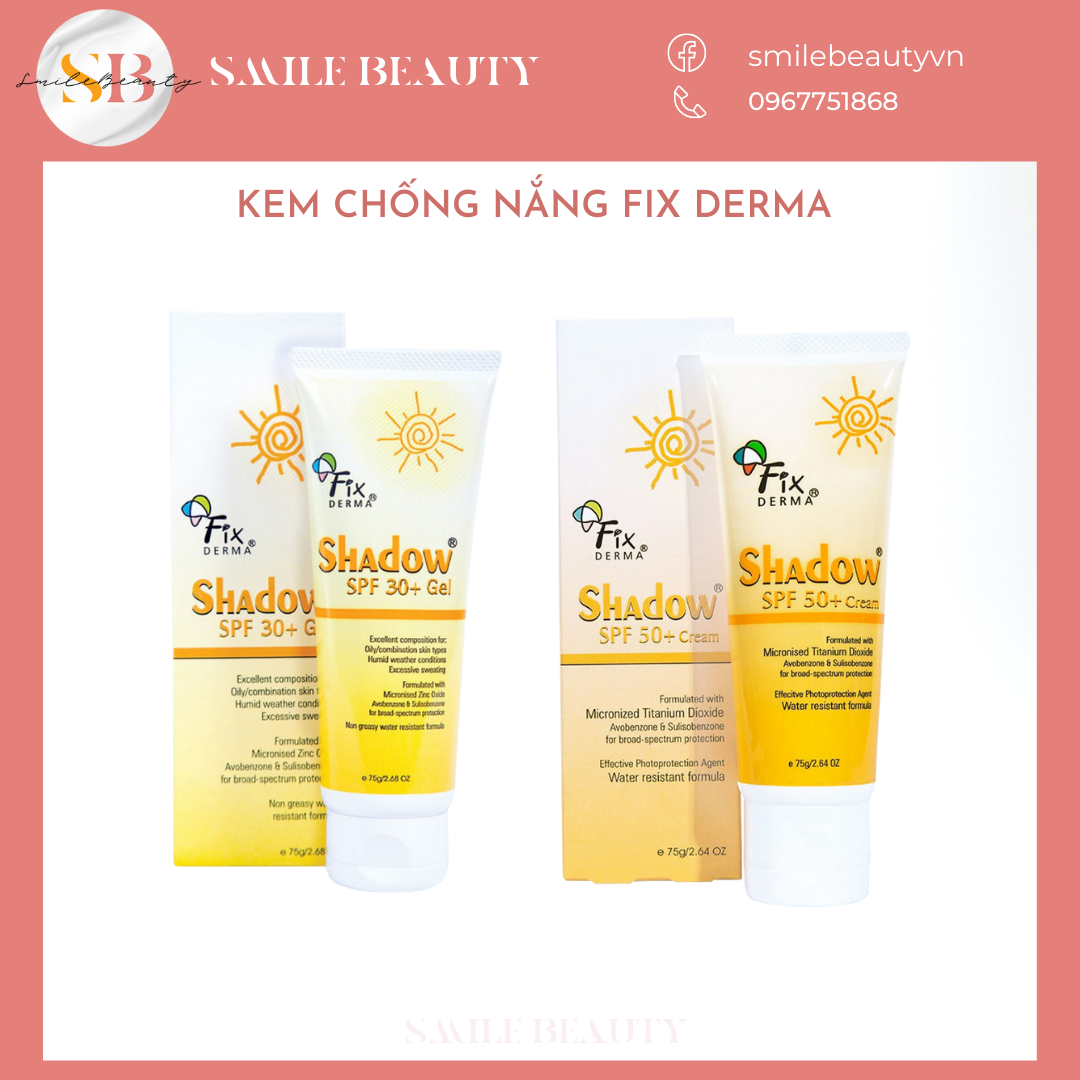 Kem chống nắng Fixderma 75gr