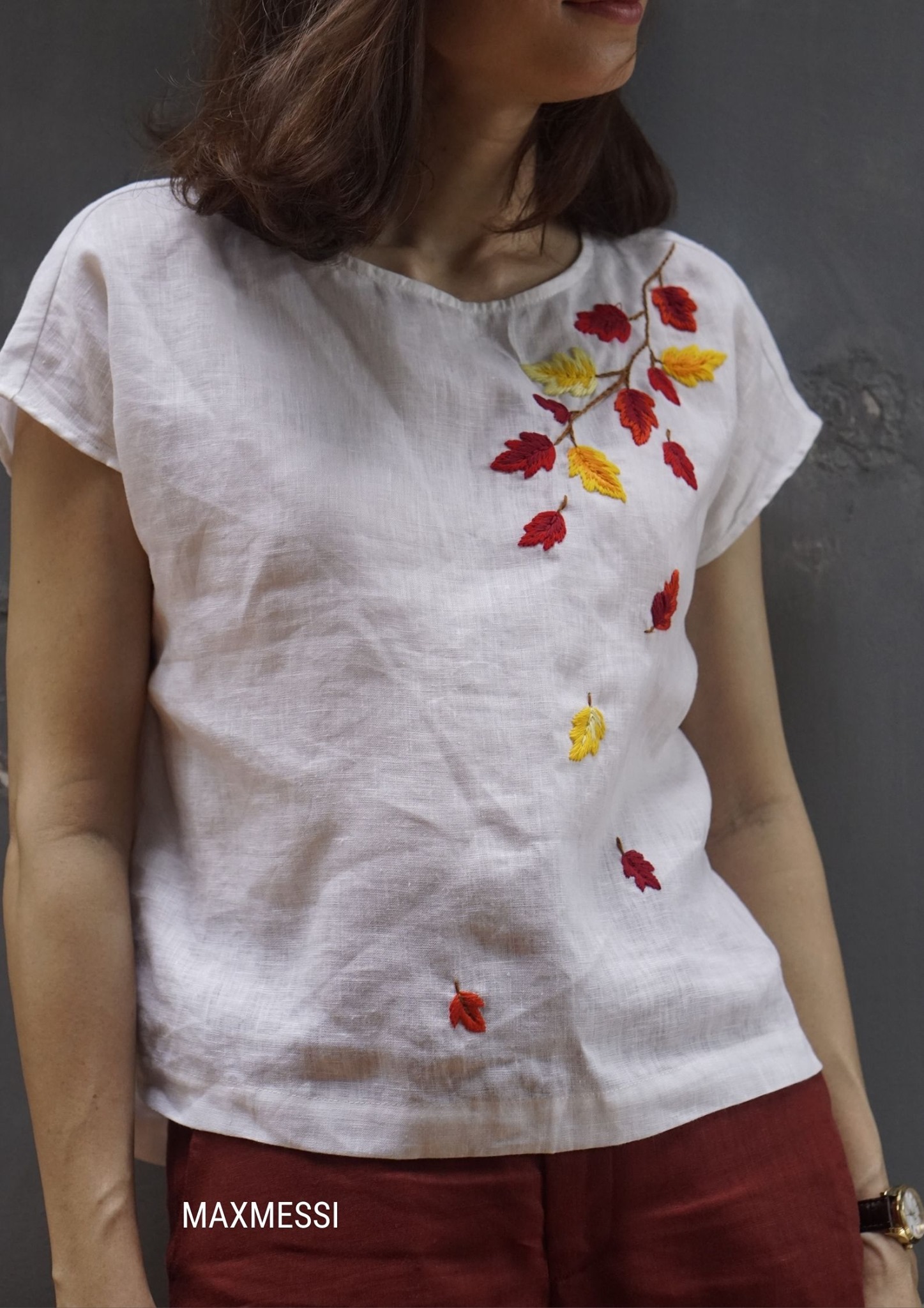 Quần linen phối top CLAUDIA   - MaxMessi