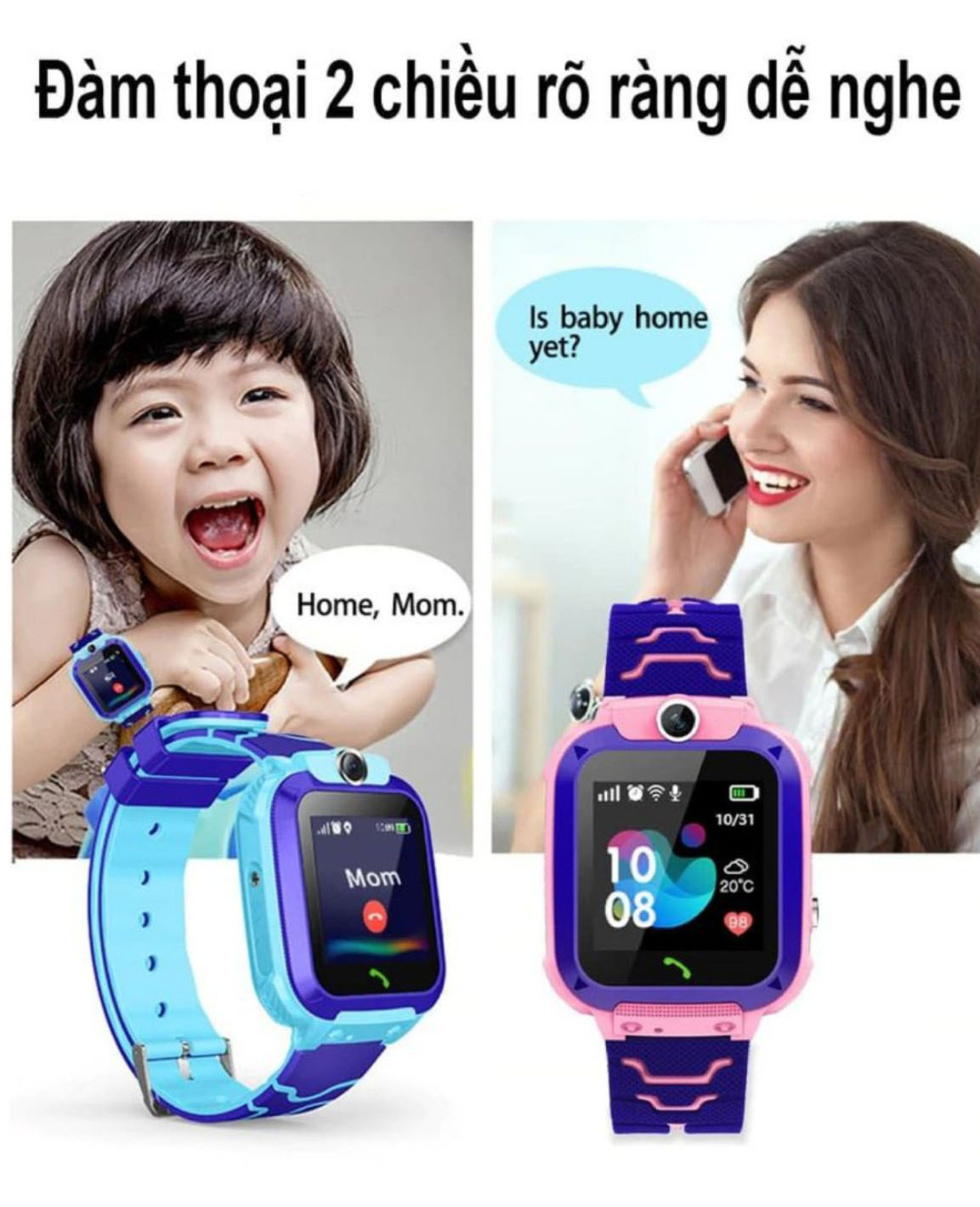 ( XẢ LỖ VỐN ) Đồng Hồ Định Vị Trẻ Em Q12 Chống Nước, Có Chụp Hình, Đồng Hồ Thông Minh Nghe Gọi SOS Camera Với Màn Hình Cảm Ứng, Giá Rẻ Nhât, Tiêu Chuẩn IP67 Có Khả Năng Chống Sốc, Và Bụi Bẩn Cao, Loa Cực Tốt