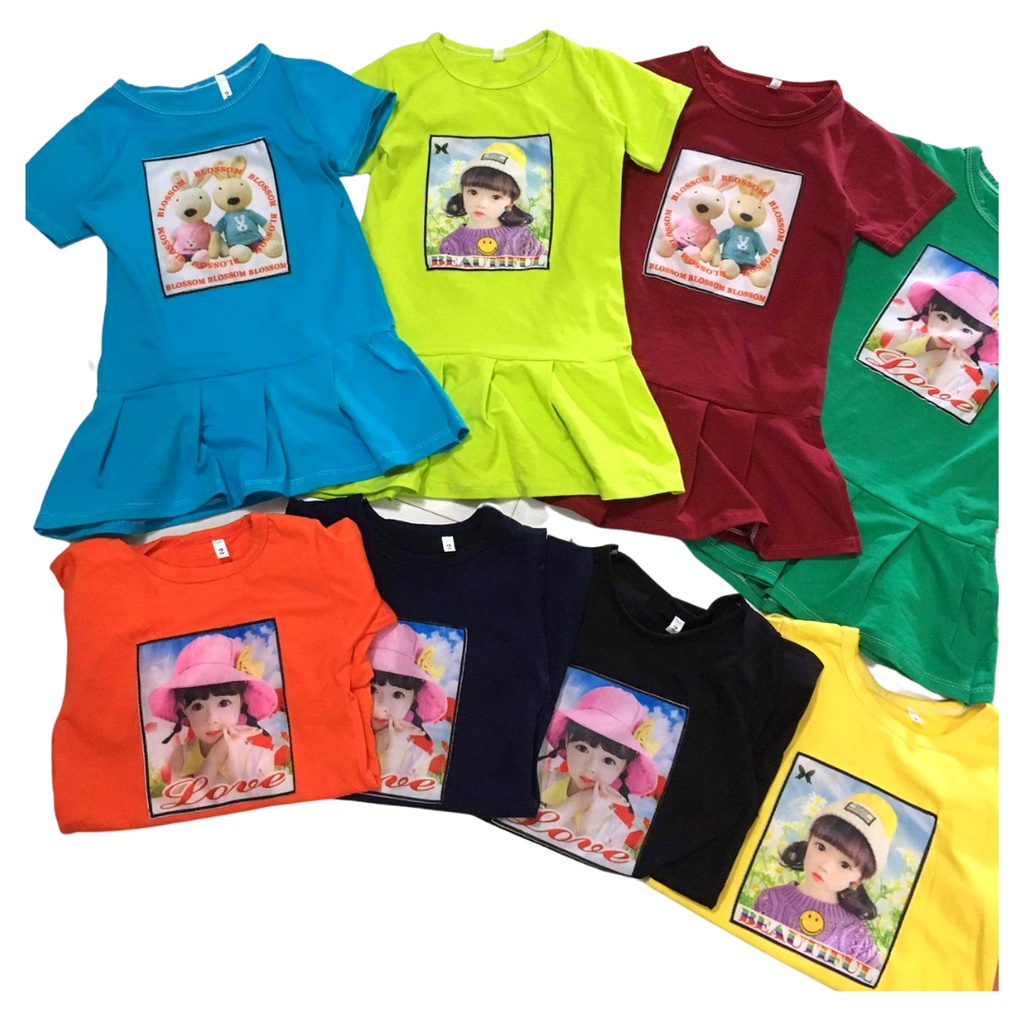 Váy đầm xuông đuôi cá xinh xắn cho bé gái 10-30kg