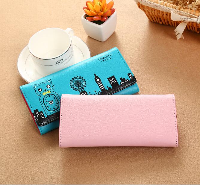 Ví nữ cầm tay - Thời trang Hàn Quốc - Mẫu mới(Màu xanh dương đậm và màu đỏ hồng. Mã SP: Đh2)