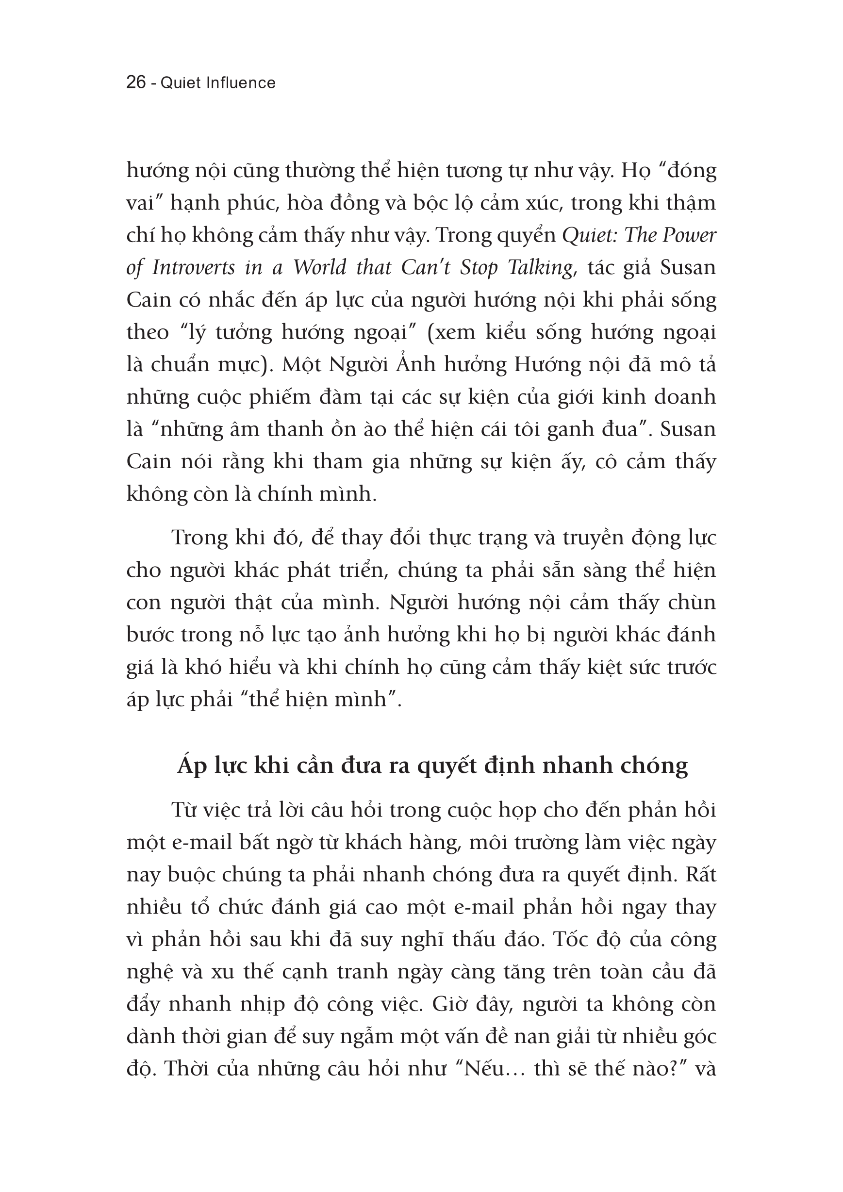 Sự Sức Mạnh Của Sự Trầm Lắng