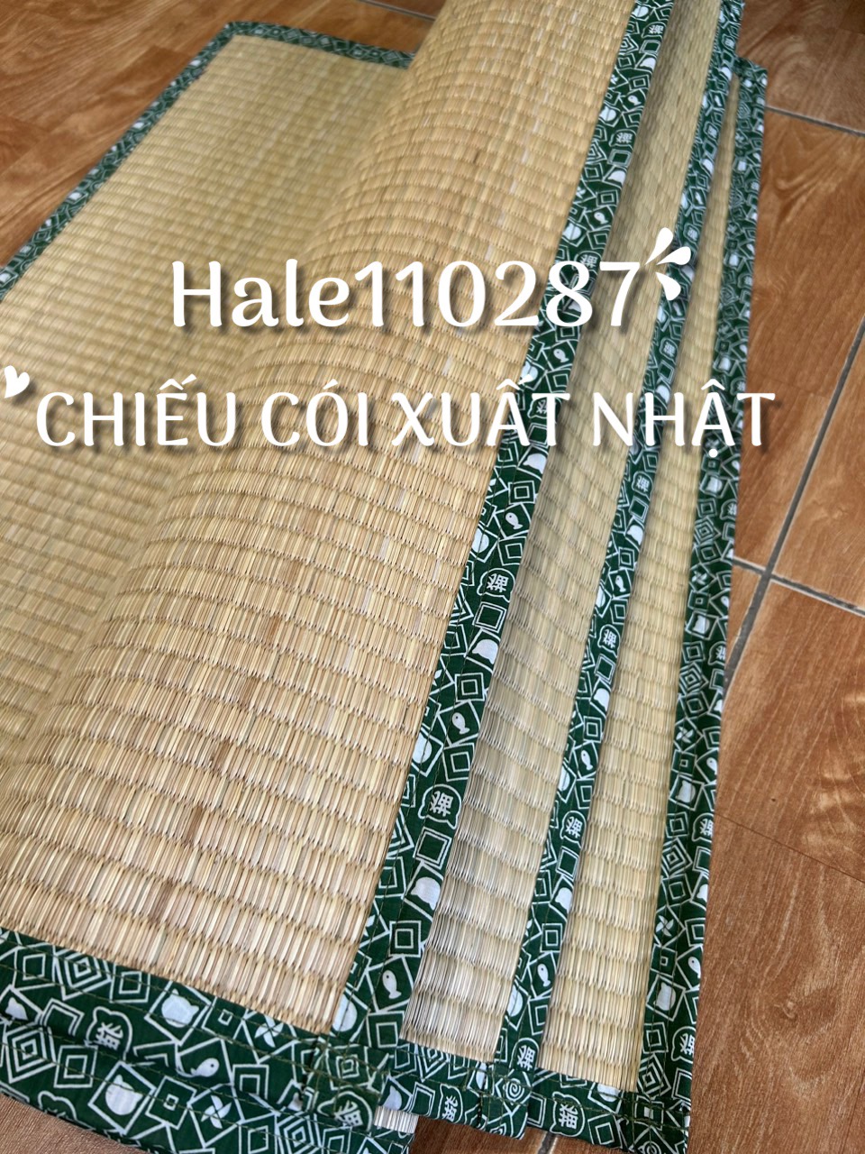 Chiếu cói Tatami 70x110cm cho bé xuất Nhật