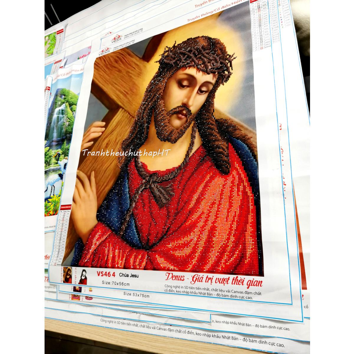 [HCM]Tranh đính đá Chúa Jesu VS464 - tự đính