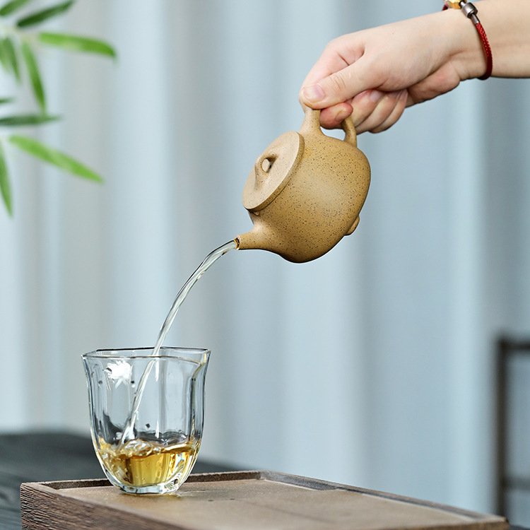 Ấm Tử Sa Nghi Hưng Thạch Biều Cao 210 ml (Chi Ma Đoạn Nê)