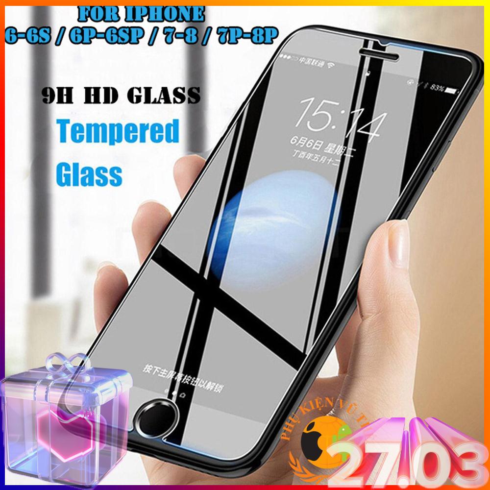Kính Cường Lực Full Keo Nano iPhone 6 / 6s / 6Plus / 6sPlus / 7 / 8 / 7Plus / 8Plus Chống Vỡ Tiêu Chuẩn 9H