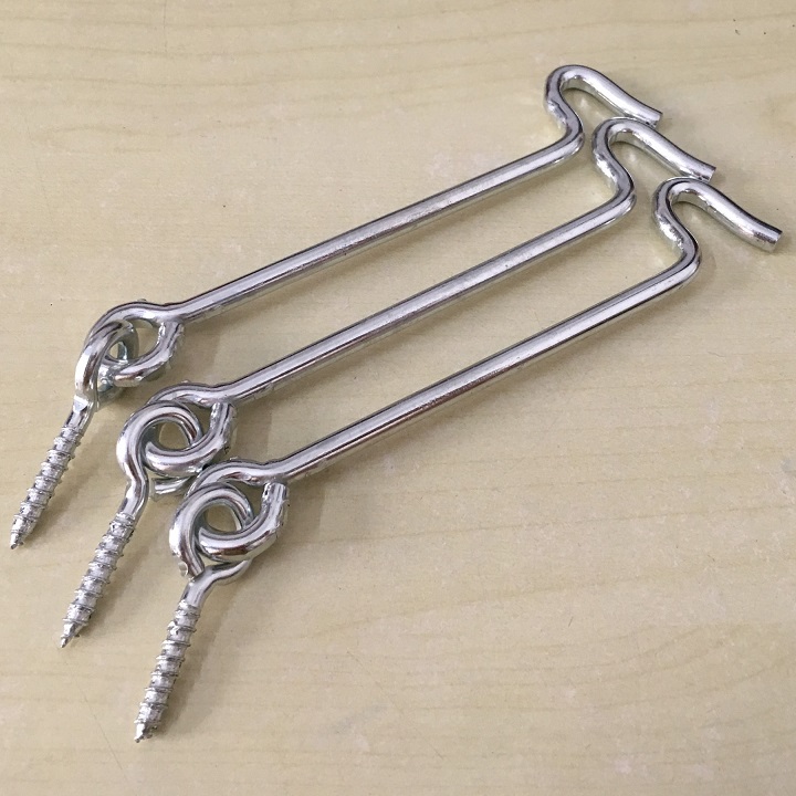 2 BỘ 15CM - MÓC CỬA, MÓC CỬA SỔ, MÓC GIÓ 1T5