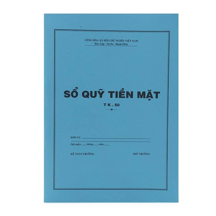 [HCM]Sổ quỹ tiền mặt (2 cuốn)
