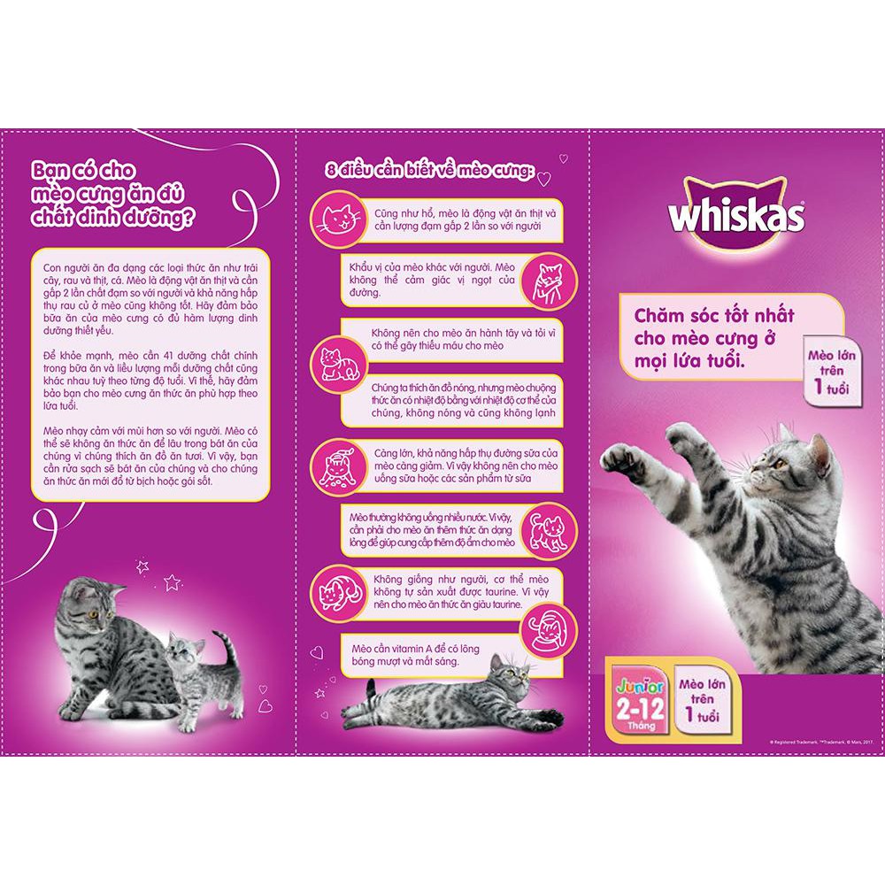 Pate Whiskas cho mèo 80gr