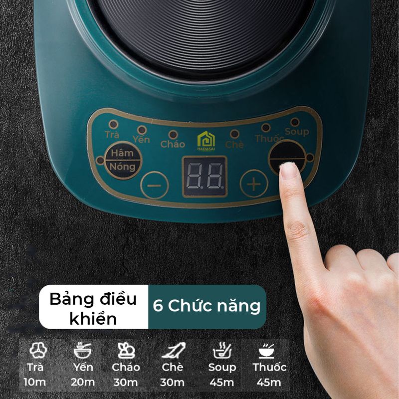 [ BẢO HÀNH 12 THÁNG CHÍNH HÃNG ] Cốc Chưng Yến, Cốc Điện Mini Đa Năng Hầm, Hâm, Ủ Cháo,  Giữ Nóng Thức Ăn, Giữ Nhiệt, Tiện Lợi Cho Các Bạn Công Sở, Có màu xanh và màu hồng - Bảng sử dụng tiếng Việt